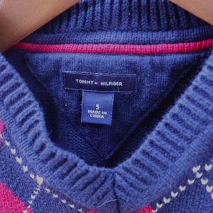 Tommy Hilfiger Boys Pull-Over Sweater Vest Argyle